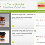 Le Panier Fraicheur, vente de piment d'Espelette