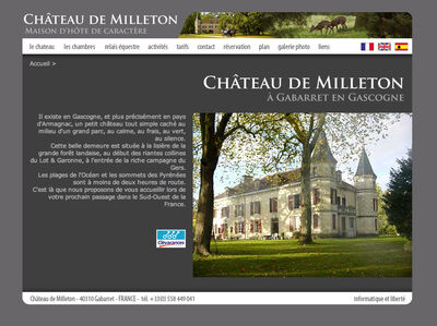 Château de Milleton, maison d'hôtes de caractère